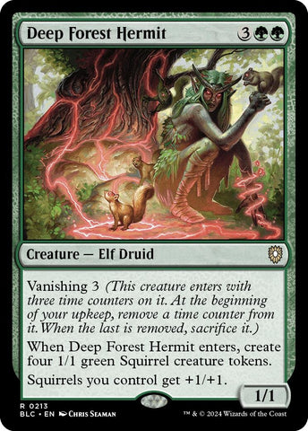 Image for Deep Forest Hermit (213) [Commander: Bloomburrow]