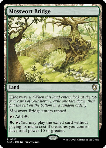 Image for Mosswort Bridge (317) [Commander: Bloomburrow]