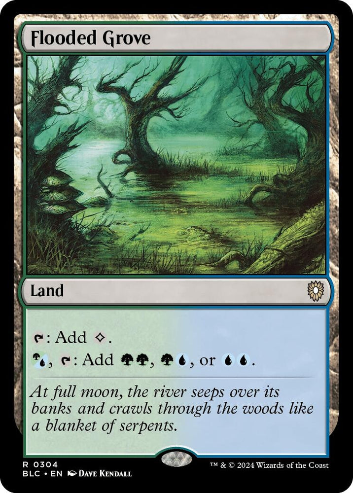Image for Flooded Grove (304) [Commander: Bloomburrow]