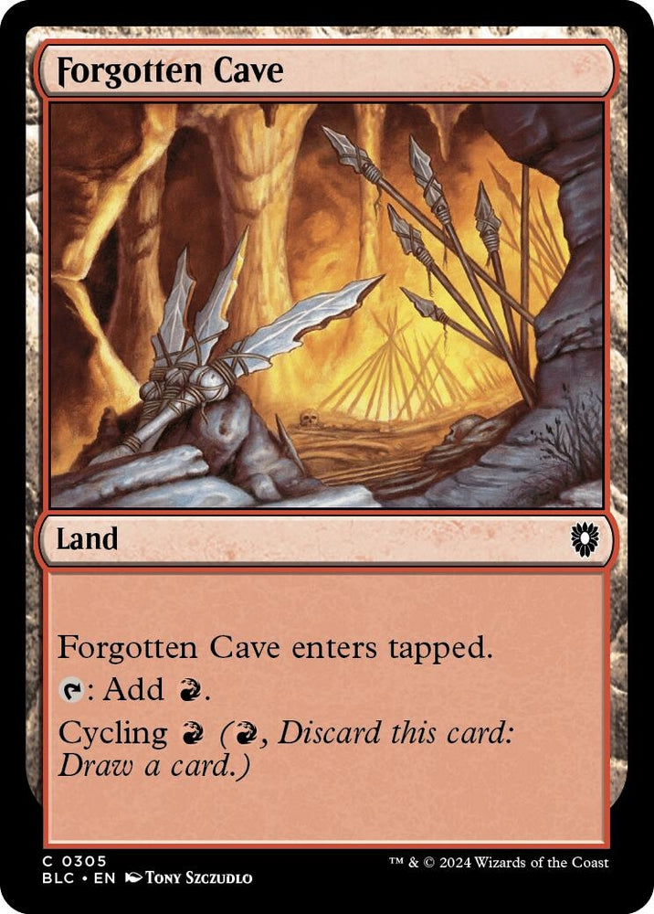 Image for Forgotten Cave (305) [Commander: Bloomburrow]