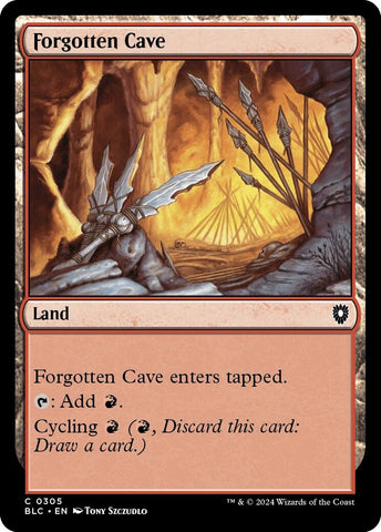 Image for Forgotten Cave (305) [Commander: Bloomburrow]