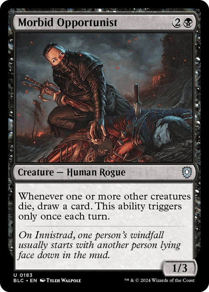 Image for Morbid Opportunist (183) [Commander: Bloomburrow]