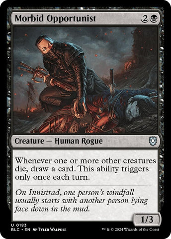 Image for Morbid Opportunist (183) [Commander: Bloomburrow]