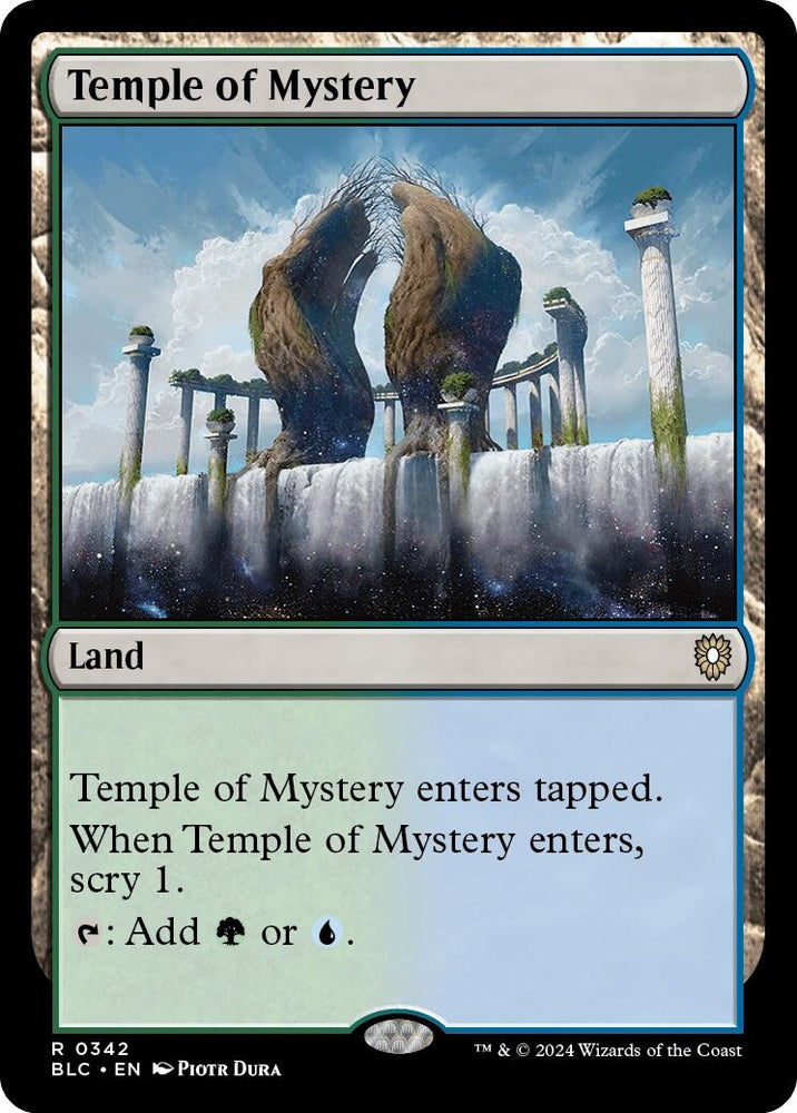 Image for Temple of Mystery (342) [Commander: Bloomburrow]