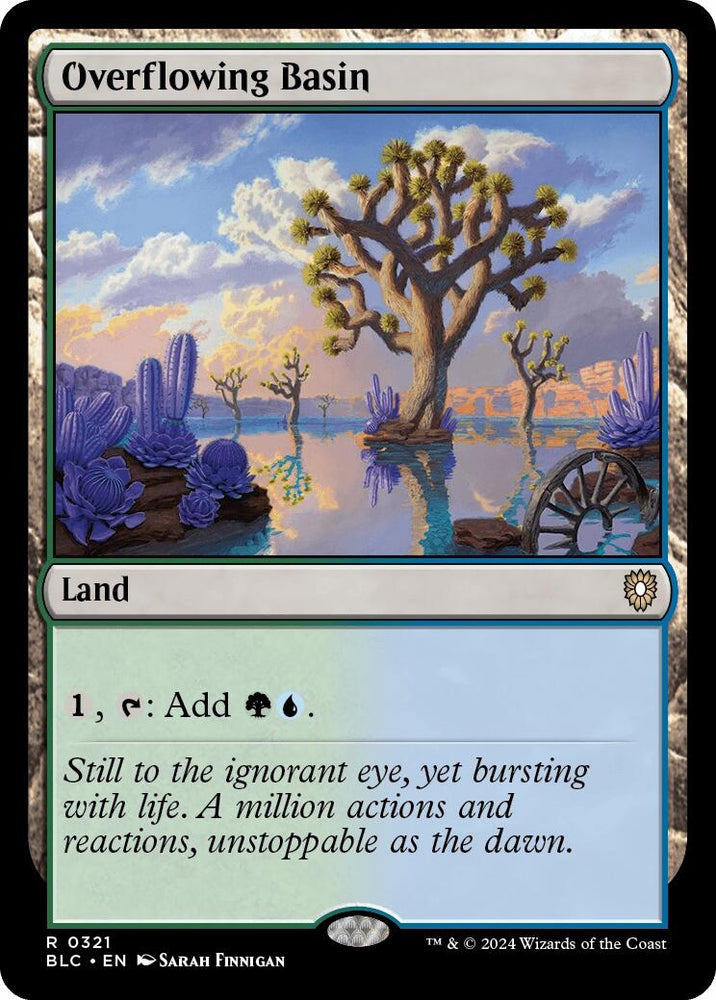 Image for Overflowing Basin (321) [Commander: Bloomburrow]