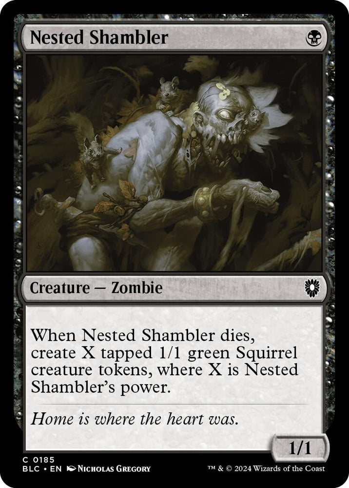 Image for Nested Shambler (185) [Commander: Bloomburrow]