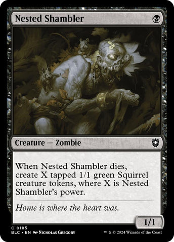 Image for Nested Shambler (185) [Commander: Bloomburrow]