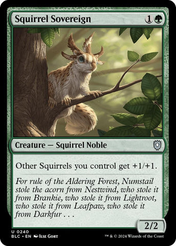Image for Squirrel Sovereign (240) [Commander: Bloomburrow]
