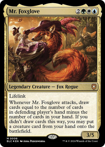 Image for Mr. Foxglove (6) [Commander: Bloomburrow]