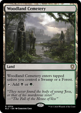 Image for Woodland Cemetery (354) [Commander: Bloomburrow]