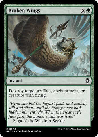 Image for Broken Wings (208) [Commander: Bloomburrow]