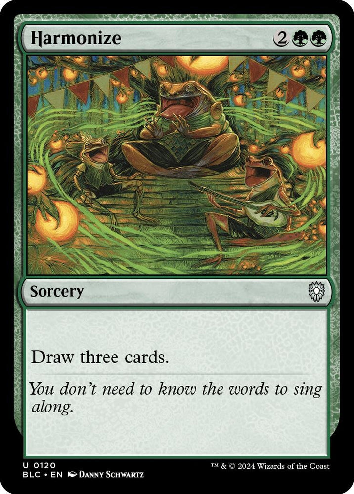 Image for Harmonize (120) [Commander: Bloomburrow]