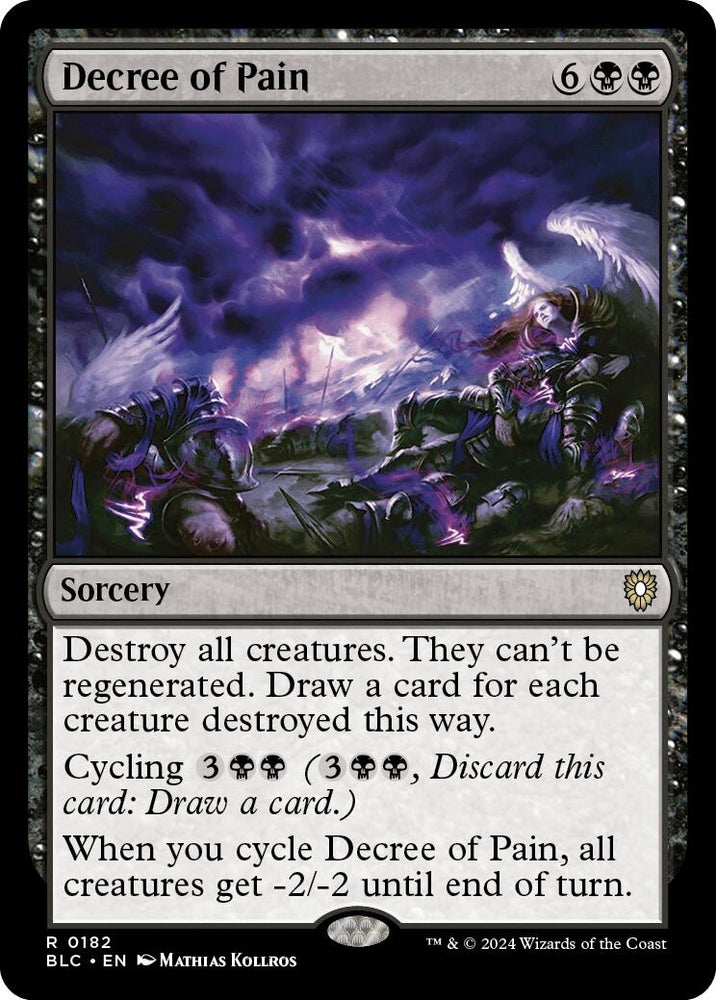 Image for Decree of Pain (182) [Commander: Bloomburrow]