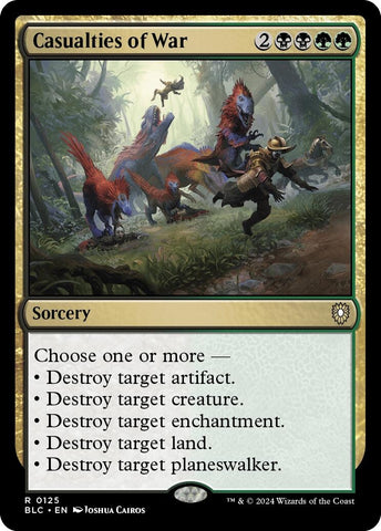 Image for Casualties of War (125) [Commander: Bloomburrow]