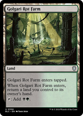 Image for Golgari Rot Farm (308) [Commander: Bloomburrow]