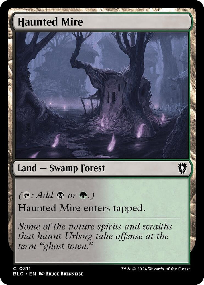 Image for Haunted Mire (311) [Commander: Bloomburrow]