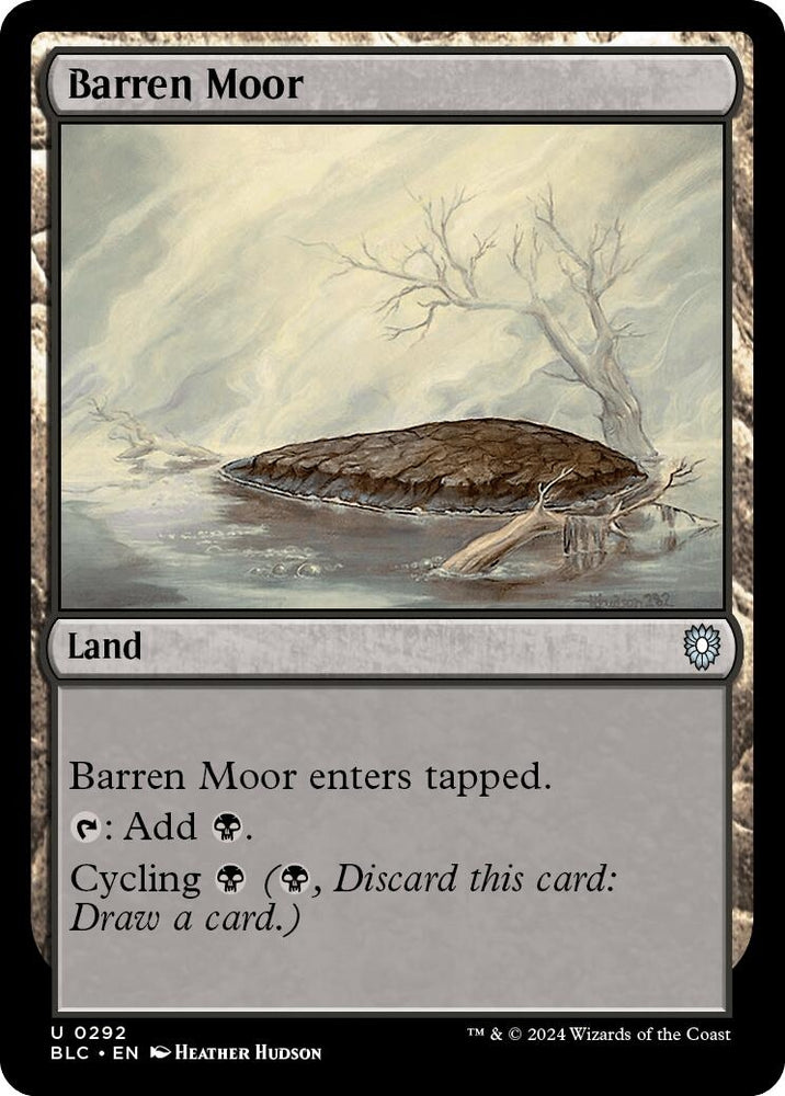 Image for Barren Moor (292) [Commander: Bloomburrow]