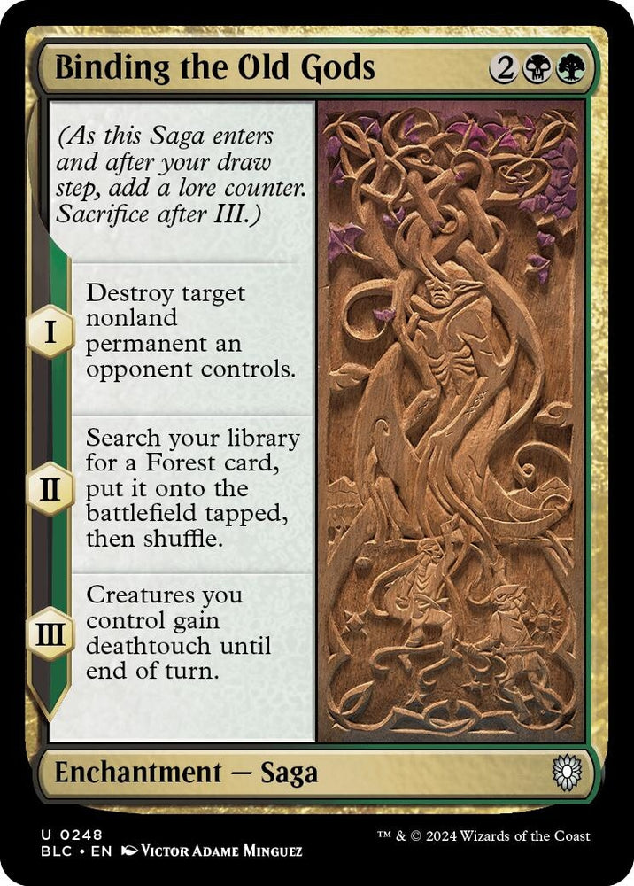 Image for Binding the Old Gods (248) [Commander: Bloomburrow]