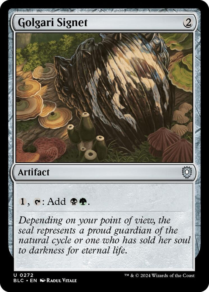 Image for Golgari Signet (272) [Commander: Bloomburrow]