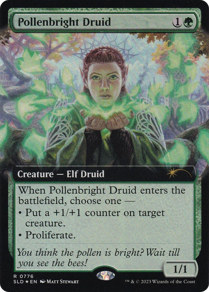 Image for Pollenbright Druid (Extended Art) (776) [Secret Lair Drop Series]