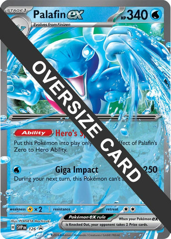 Image for Palafin ex (126) [Jumbo Cards]