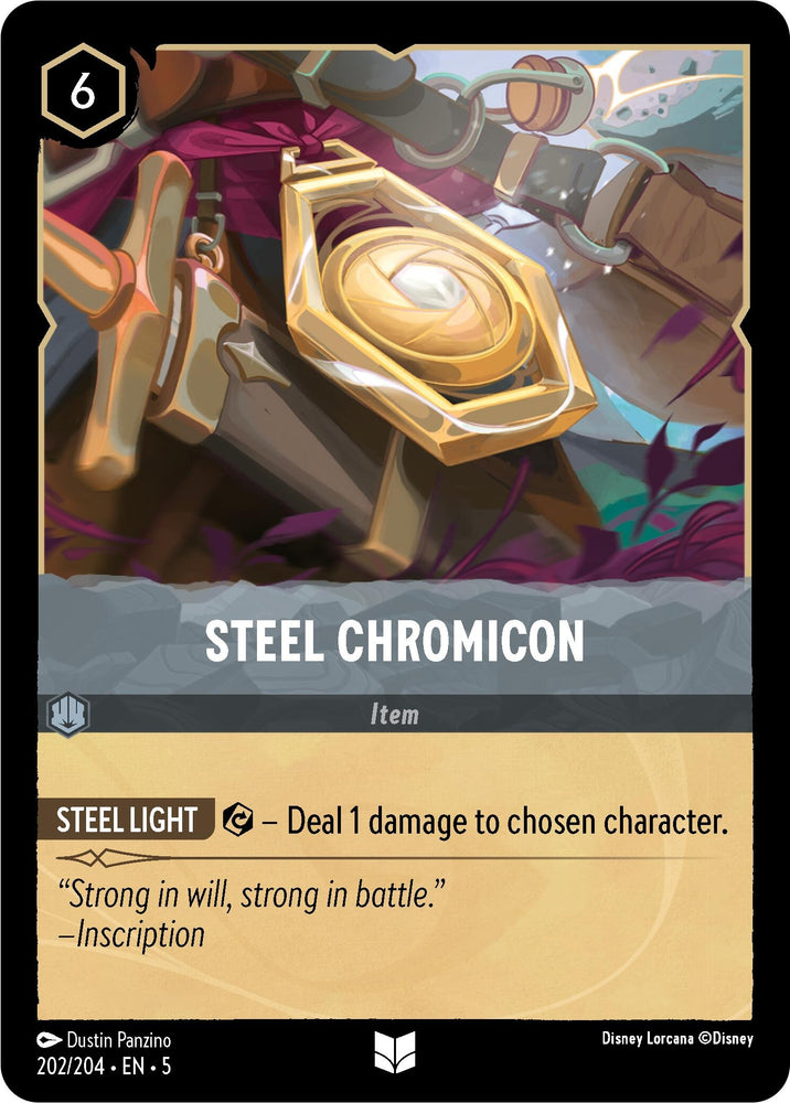 Image for Steel Chromicon (202/204) - Disney Lorcana