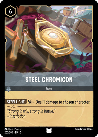 Image for Steel Chromicon (202/204) - Disney Lorcana