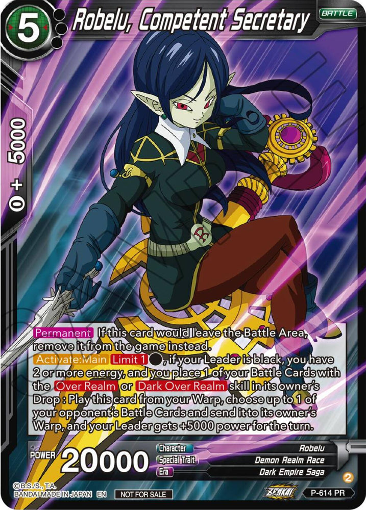 Robelu, Competent Secretary (Tournament Pack Vol. 8) (P-614) [Promotion Cards]