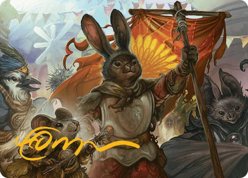 Image for Valley Questcaller 2 Art Card (Gold-Stamped Signature) (37) [Art Series: Bloomburrow]