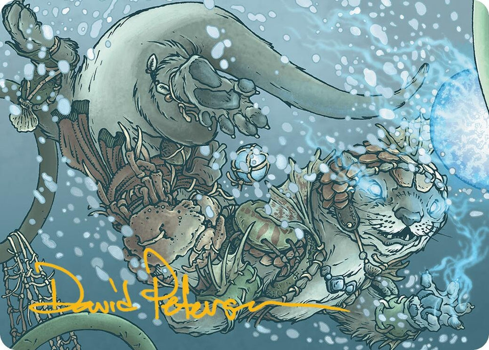 Image for Kitsa, Otterball Elite Art Card (Gold-Stamped Signature) (42) [Art Series: Bloomburrow]