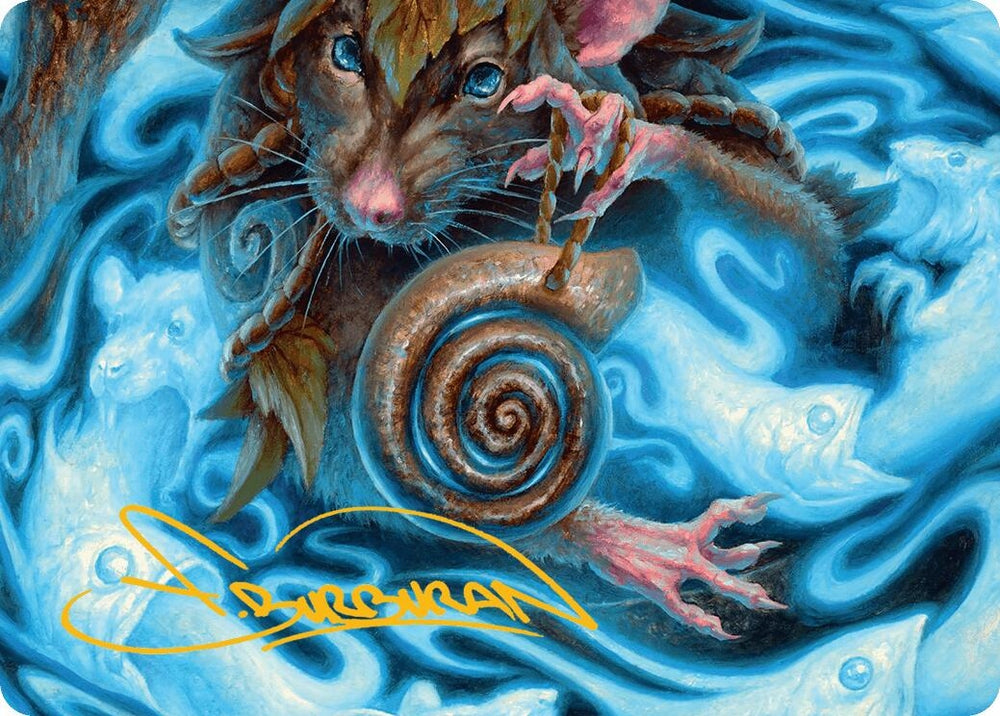 Image for Mind Spiral Art Card (Gold-Stamped Signature) (8) [Art Series: Bloomburrow]