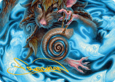 Image for Mind Spiral Art Card (Gold-Stamped Signature) (8) [Art Series: Bloomburrow]