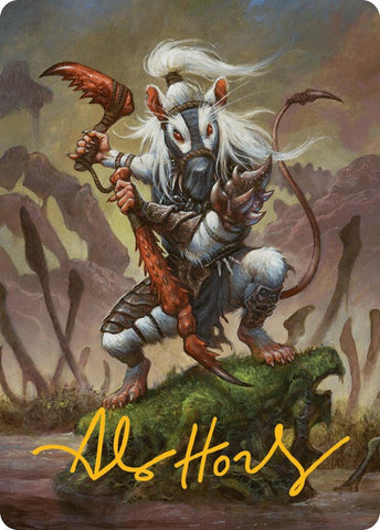 Image for Ink-Eyes, Servant of Oni Art Card (Gold-Stamped Signature) (50) [Art Series: Bloomburrow]