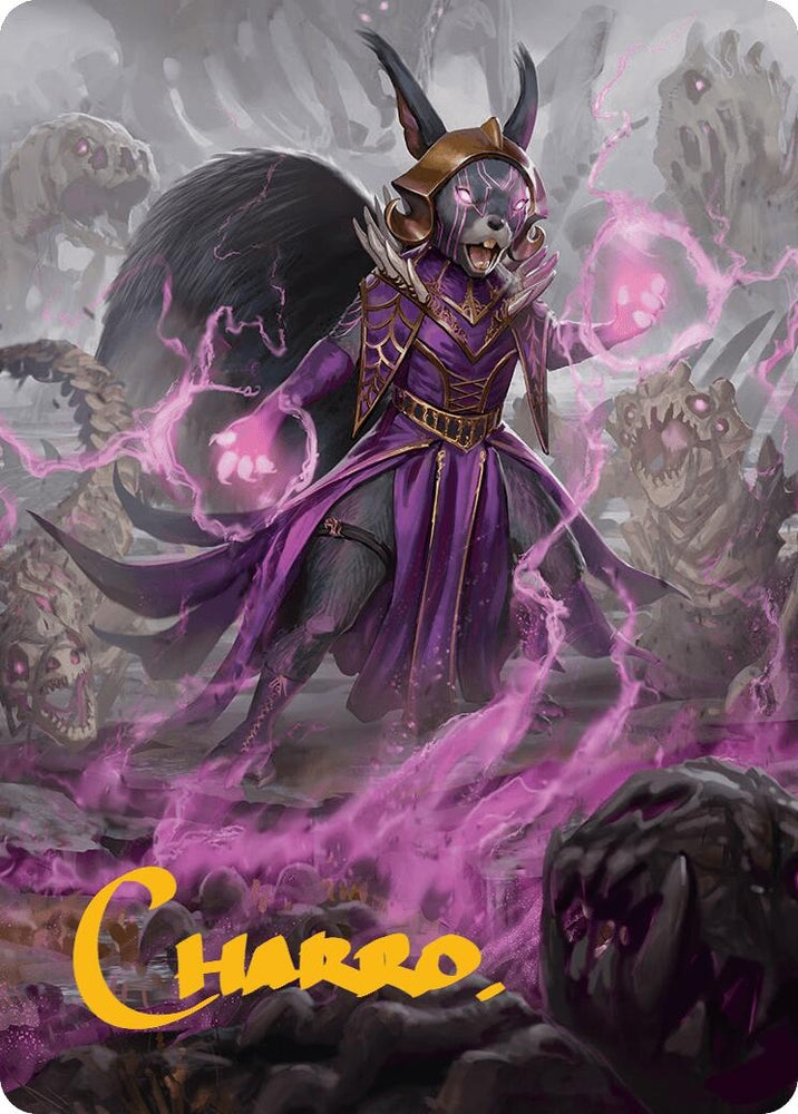 Image for Liliana of the Dark Realms Art Card (Gold-Stamped Signature) (51) [Art Series: Bloomburrow]