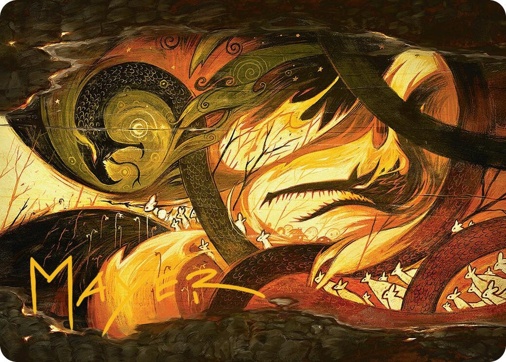 Image for Season of Loss Art Card (Gold-Stamped Signature) (17) [Art Series: Bloomburrow]