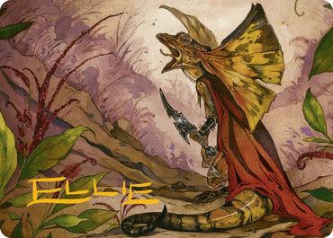 Image for Hired Claw Art Card (Gold-Stamped Signature) (39) [Art Series: Bloomburrow]