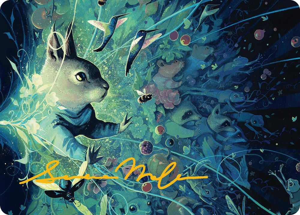 Image for For the Common Good Art Card (22/54) (Gold-Stamped Signature) (22) [Art Series: Bloomburrow]