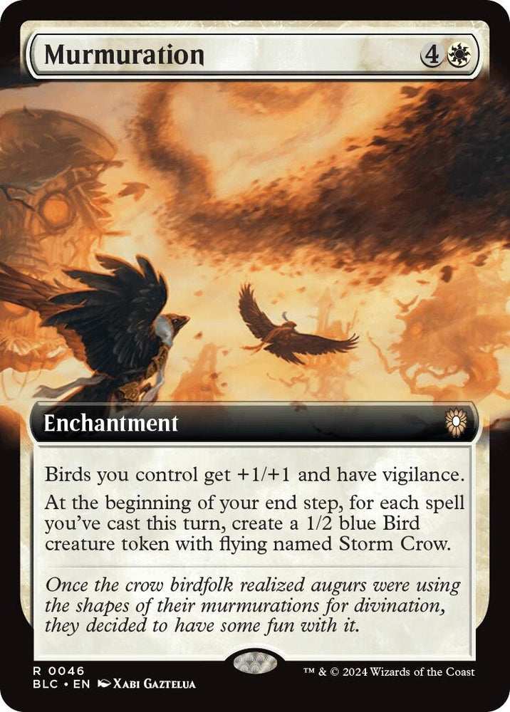Image for Murmuration (Extended Art) (46) [Commander: Bloomburrow]