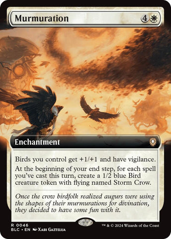 Image for Murmuration (Extended Art) (46) [Commander: Bloomburrow]