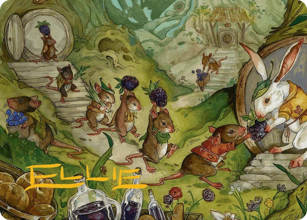 Image for For the Common Good Art Card (43/54) (Gold-Stamped Signature) (43) [Art Series: Bloomburrow]
