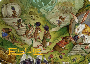 Image for For the Common Good Art Card (43/54) (Gold-Stamped Signature) (43) [Art Series: Bloomburrow]