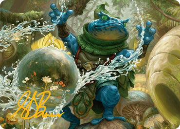 Image for Pond Prophet Art Card (Gold-Stamped Signature) (29) [Art Series: Bloomburrow]
