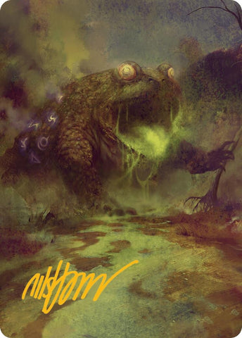 Image for The Gitrog Monster Art Card (Gold-Stamped Signature) (52) [Art Series: Bloomburrow]