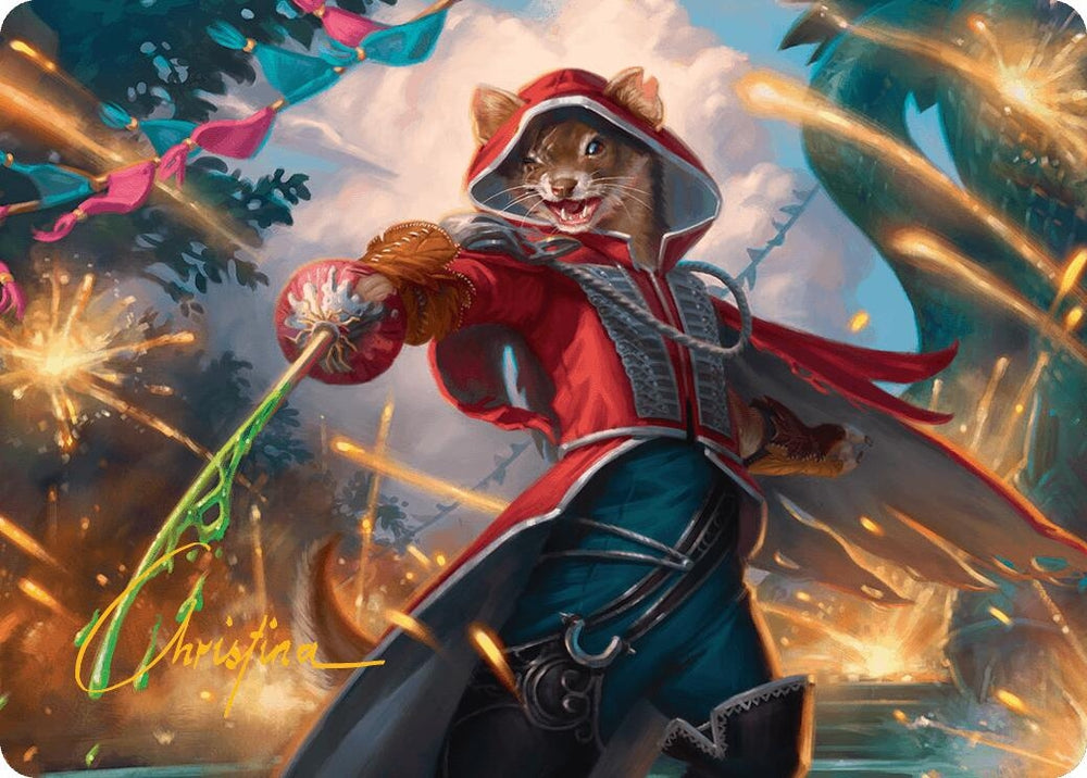 Image for The Infamous Cruelclaw Art Card (Gold-Stamped Signature) (28) [Art Series: Bloomburrow]