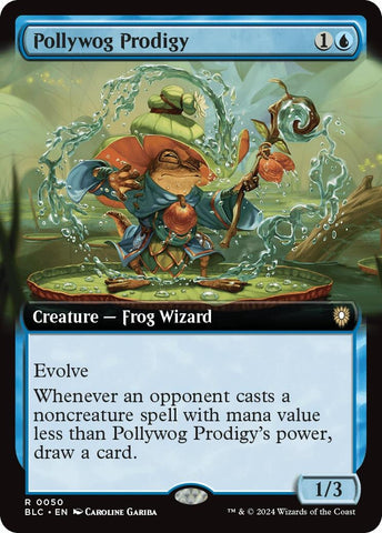 Image for Pollywog Prodigy (Extended Art) (50) [Commander: Bloomburrow]