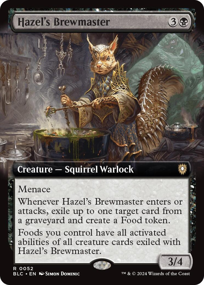 Image for Hazel's Brewmaster (Extended Art) (52) [Commander: Bloomburrow]