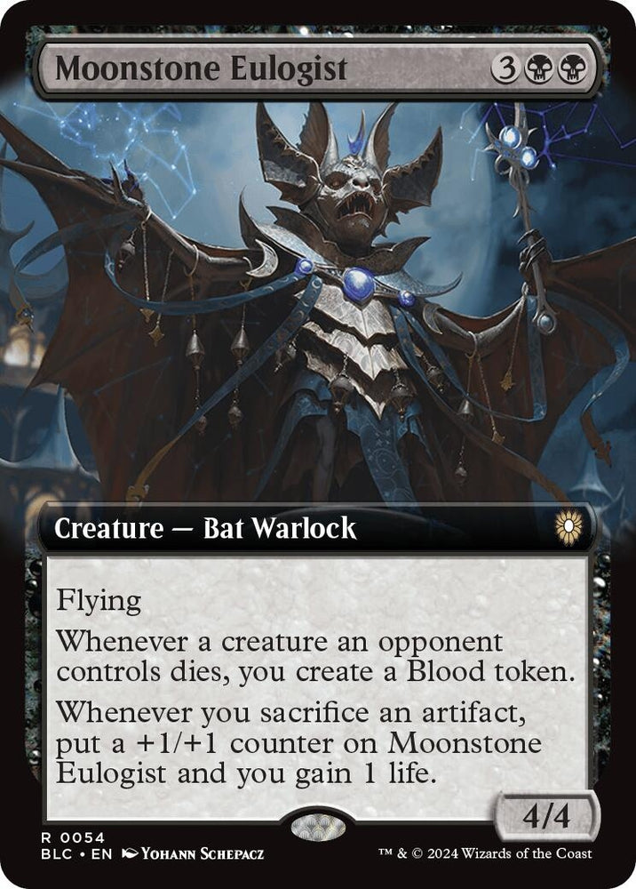 Image for Moonstone Eulogist (Extended Art) (54) [Commander: Bloomburrow]