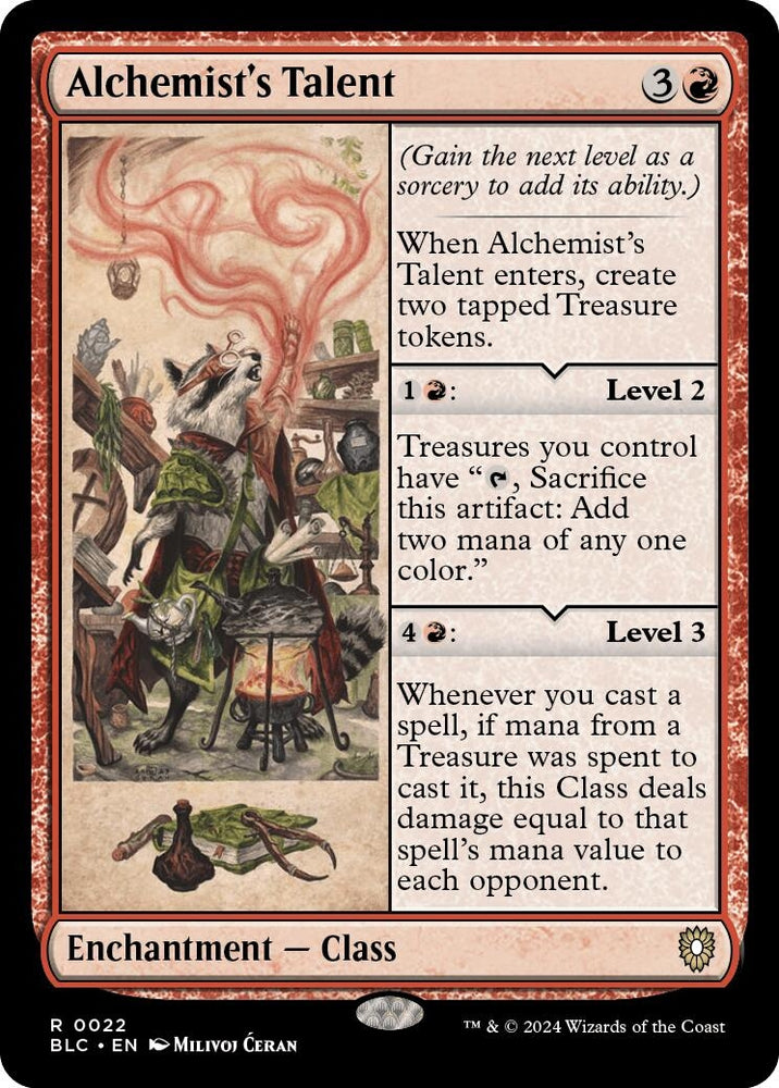 Image for Alchemist's Talent (22) [Commander: Bloomburrow]