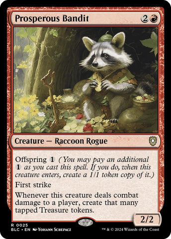 Image for Prosperous Bandit (25) [Commander: Bloomburrow]
