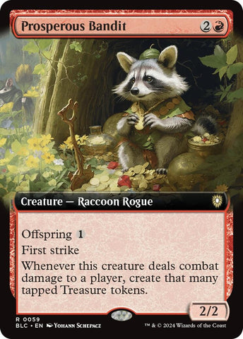 Image for Prosperous Bandit (Extended Art) (59) [Commander: Bloomburrow]
